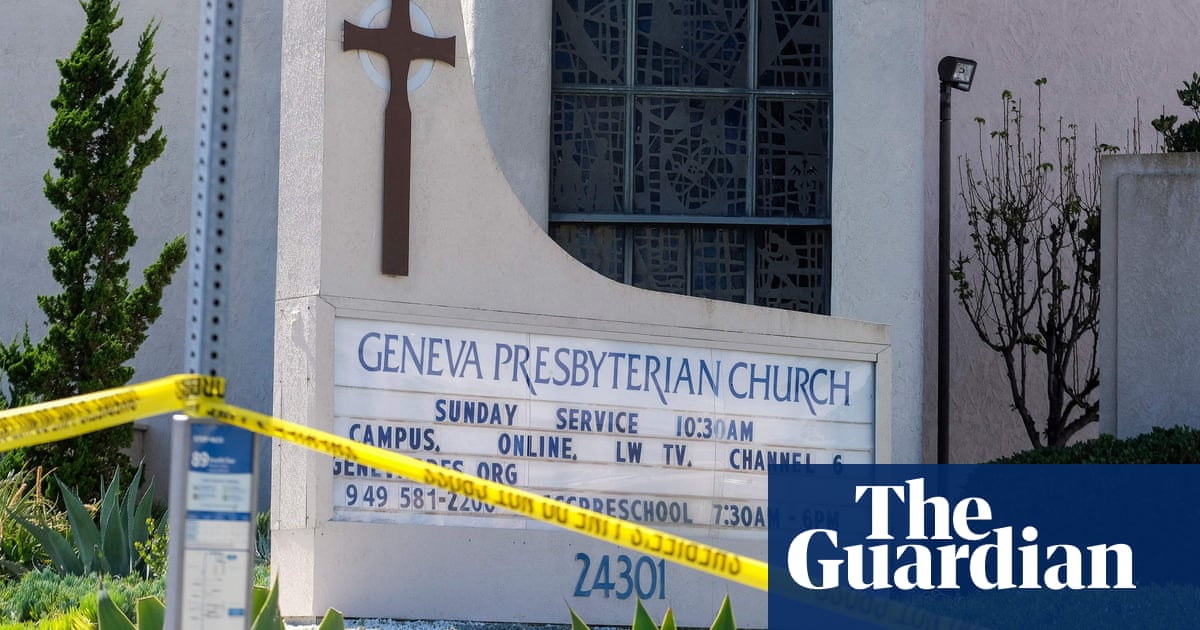 California police say 68-year-old suspect in church shooting was motivated by hate