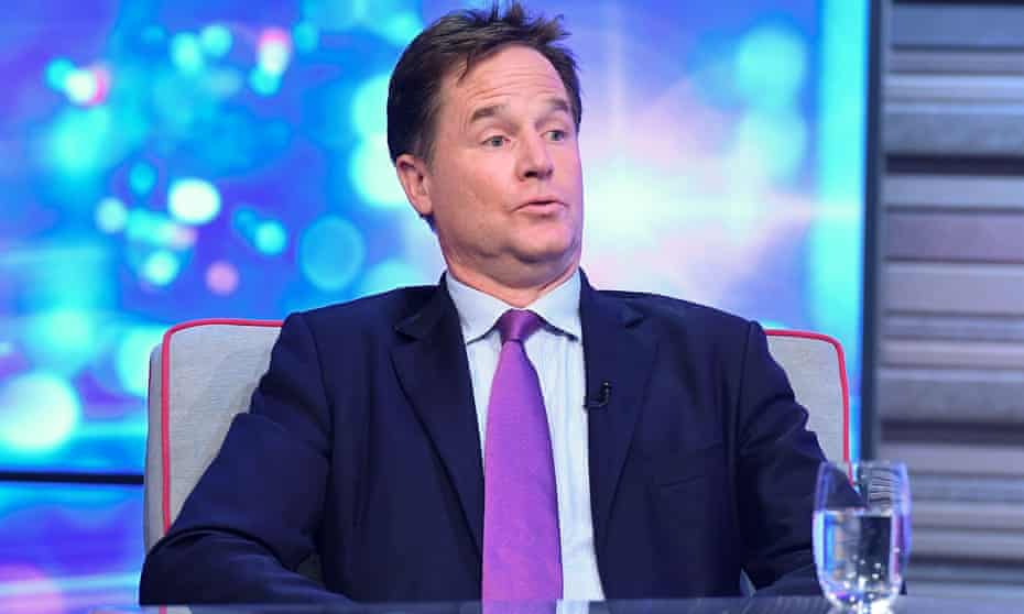 Nick Clegg on ITV’s Peston show. Has he moved from a compromised government to a compromised tech platform?