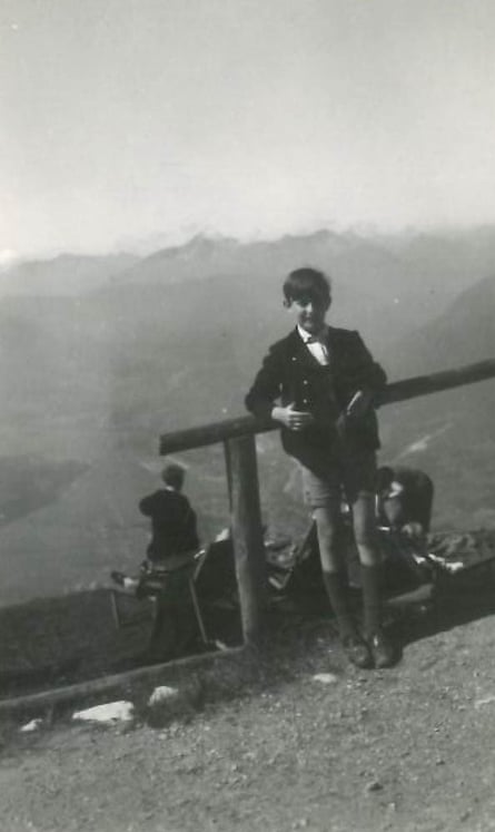 Edgar Feuchtwanger in the Bavarian Alps, 1936.