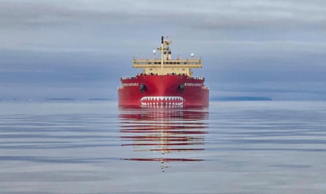 The Nordic Odyssey ship sailing in Arctic waters