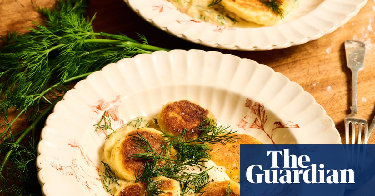 Dinner dumplings: Alice Zaslavsky's savoury syrniki with caraway and caramelised onion recipe