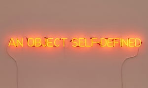 Self-defined object by Joseph Kosuth