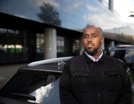 Mohammed Shirwa by his car