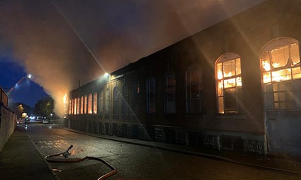 Detectives are working to establish the circumstances of the blaze at Bismark House Mill