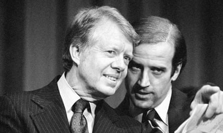 Biden, then a senator, with President Jimmy Carter at an event in Delaware in February 1978.