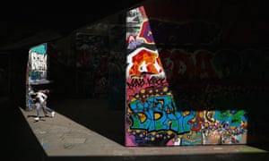 The Southbank Centre's skatepark.