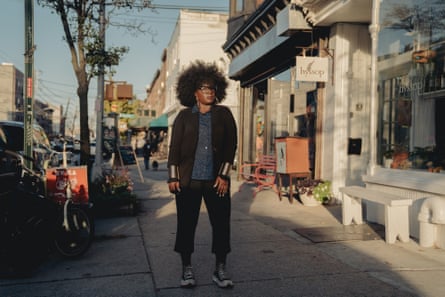 Monitoring Amazon: the New Yorkers monitoring air pollution from supply hubs | Amazon 3 Tiffiney Davis, executive director of the Red Hook Art Project, in Red Hook.