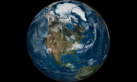 View of Earth from space