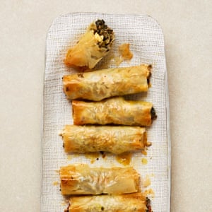 Yotam Ottolenghi’s spanakopita cigars.