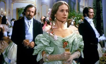 Jean-Francois Balmer and Isabelle Huppert in the 1991 adaptation of Madame Bovary.
