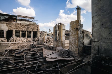 Khan al-Tutun, where Annas’s shop and factory where located. Some of the damage is from the 2023 earthquake that hit the region.