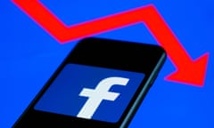 ‘After years of slowing US growth, Facebook just experienced its first-ever US shrinkage, which precipitated a $230bn stock crash, the largest in global corporate history.’