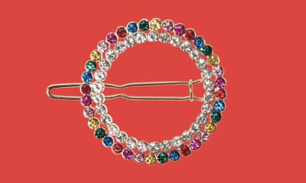 Gwen multicoloured gem hair clip
