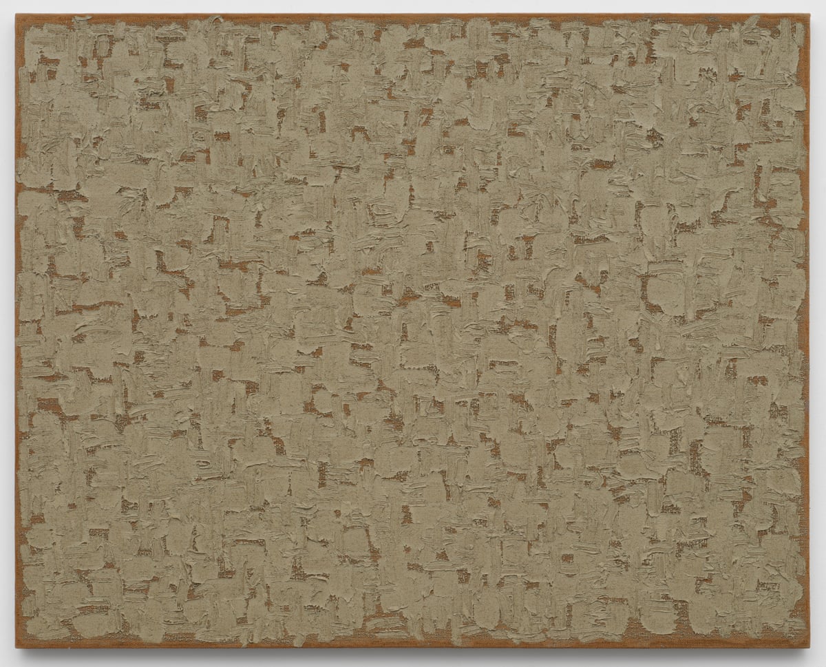 Ha Chong-Hyun Conjunction 93-002, 1993 Oil on hemp cloth