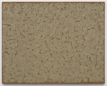 Ha Chong-Hyun Conjunction 93-002, 1993 Oil on hemp cloth