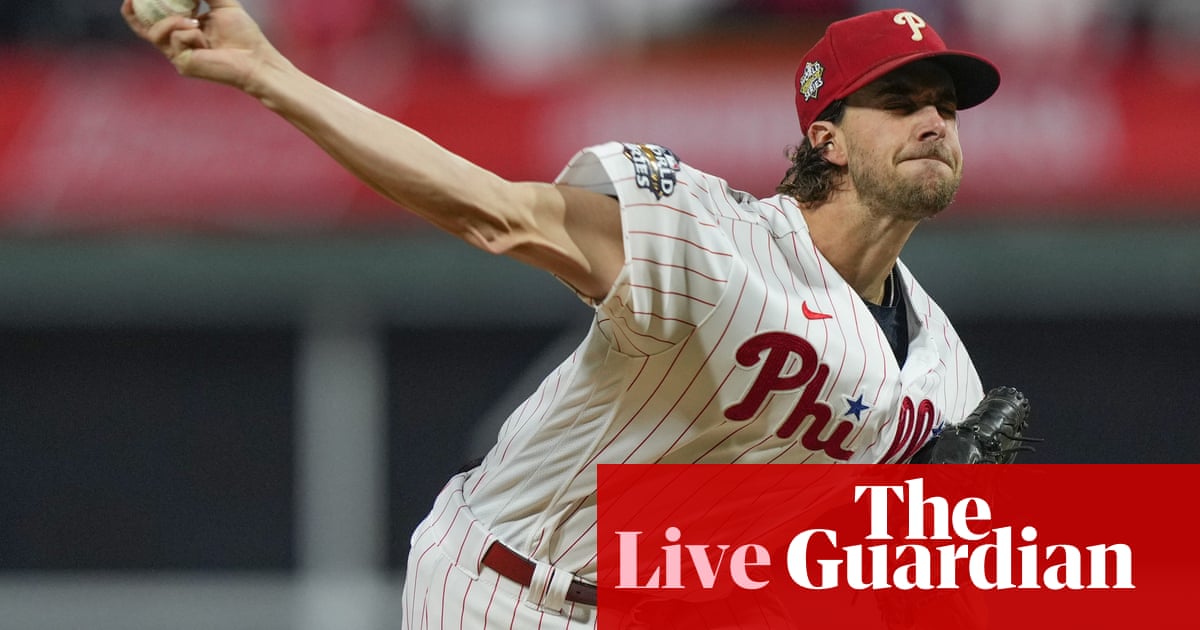 World Series Game 4 live: Aaron Nola takes mound for Phillies against Astros’ Cristian Javier – The Guardian
