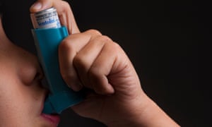 An asthma inhaler