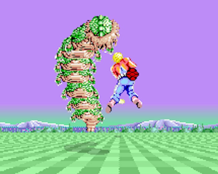 Space Harrier at 40: how Sega’s surreal classic brought total immersion to arcades in the 80s
