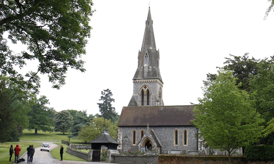 The venue for the ‘wedding of the year’: St Mark’s church, Englefield