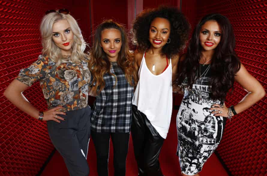 Little Mix in Sydney, Australia, in 2013: (from left)) Perrie Edwards, Jade Thirlwall, Leigh-Anne Pinnock and Jesy Nelson.