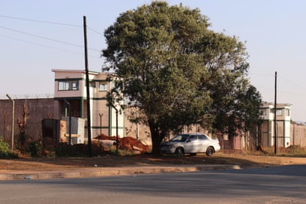 A guard tower at the Matsapha correctional complex.