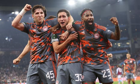Aston Villa 2-4 Olympiakos: Europa Conference League semi-final
