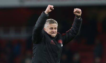 Ole Gunnar Solskjær saw his Manchester United side defeat Arsenal