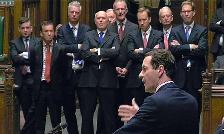 George Osborne speaks in the Commons during the debate on the charter for budget responsibility.