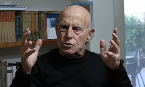 Former Shin Bet director Ami Ayalon during an interview for the Guardian.