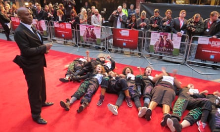 Protesters invade the red carpet at the Suffragette premiere