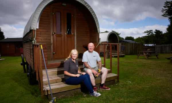 Kerry and Dave Woodhead at Pinewood Park.