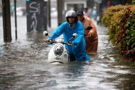 All 50 districts in Bangkok were declared flood disaster zones.