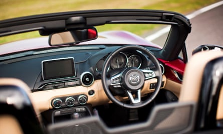 Inside story: the interior of the all-new Mazda MX-5 will be instantly recognisable to anyone who is familiar with the brand