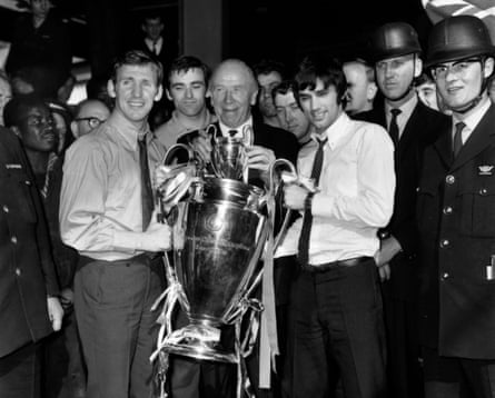 George Best with the European Cup