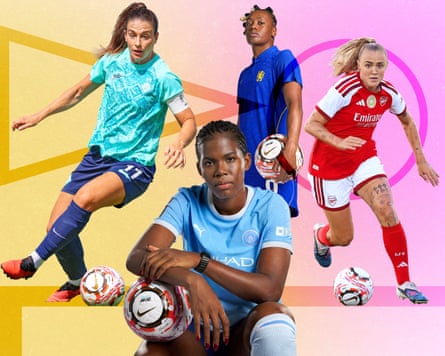 Alexia Putellas, Khadija Shaw, Melvine Malard, Georgia Stanway.