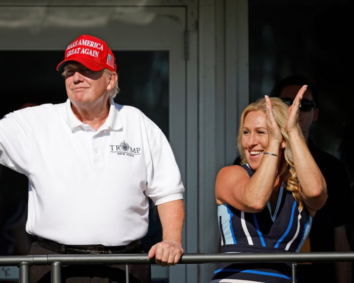 Trump turns on former ally Marjorie Taylor Greene as Epstein questions mount – as it happened
