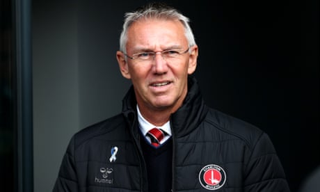 Charlton sack Nigel Adkins with club mired in League One relegation zone