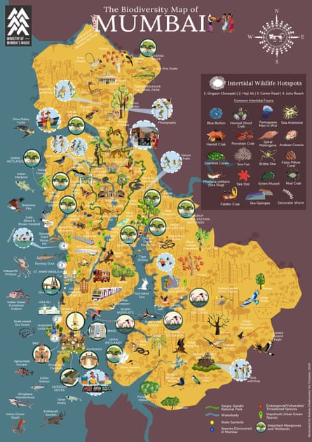 Nature Map of Mumbai