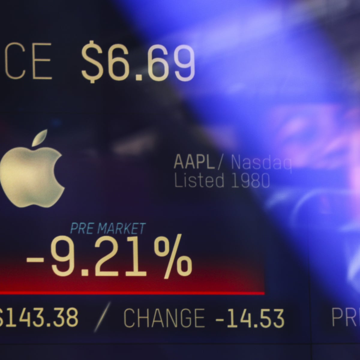 Apple S Shock Downgrade Rattles Global Stock Markets Apple The Guardian