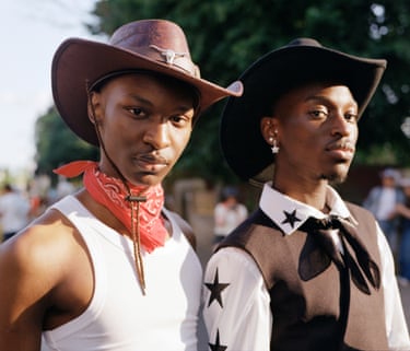 Cowboys, north London by Lesley Lau Skhona and Kwame outside Beyoncé’s Cowboy Carter concert