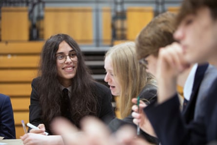 Pupils at the session.