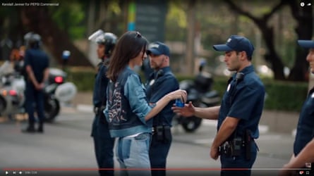 Kendall Jenner in a Pepsi advert.