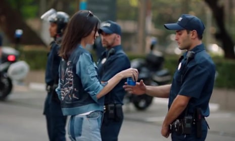 Kendall Jenner in her Pepsi advert
