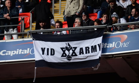 Spurs banner at Wembley