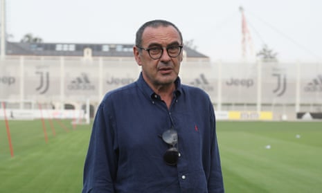 Juventus New Coach Maurizio Sarri Arrives In Turin<br>TURIN, ITALY - JUNE 19: New Juventus Head coach Maurizio Sarri looks on during his first visit to the Juventus Training Center and Hedquarters on June 19, 2019 in Turin, Italy. (Photo by Juventus FC/Juventus FC via Getty Images)