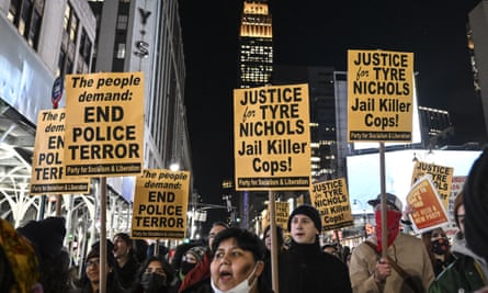 Timeline: Tyre Nichols police killing key events People gather in Times Square in New York to protest against the police assault of Tyre Nichols.