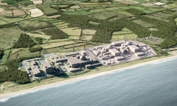 An illustration from EDF of Sizewell C nuclear power plant