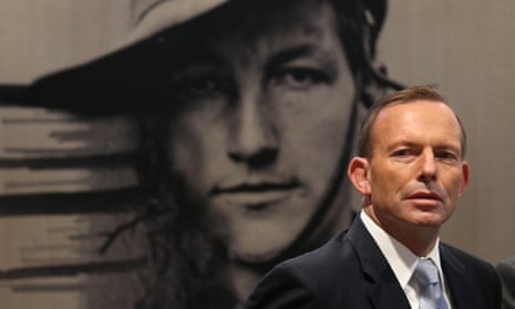 Tony Abbott at the Australian War Memorial