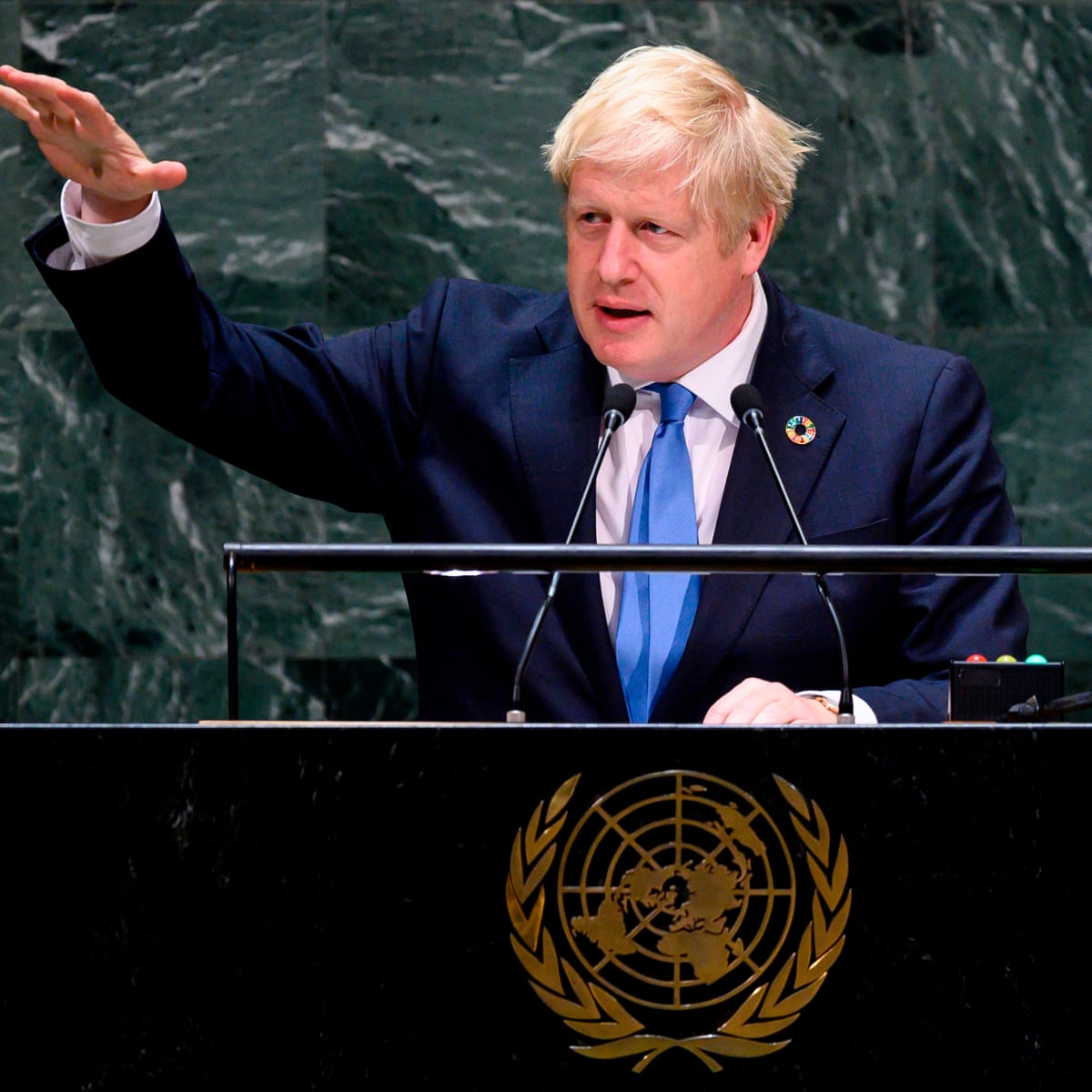 Pink Eyed Terminators And Limbless Chickens Boris Johnson S Un Speech In Quotes Politics The Guardian