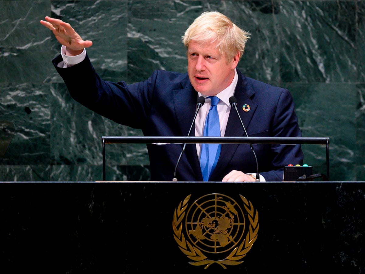 Pink Eyed Terminators And Limbless Chickens Boris Johnson S Un Speech In Quotes Politics The Guardian
